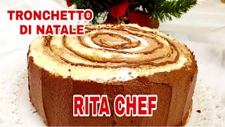 TRONCHETTO DI NATALE🎄RITA CHEF  Cremoso e scioglievole perfetto per le Festività [upl. by Yesllek272]