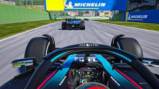 SPRINT RACE OPENER HULKENBERG RETURNS F1 22 MY TEAM CAREER S3 Part 1 Imola [upl. by Karlen]