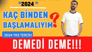 Tercih Yaparken Kaç Bin Sıralamadan Başlamalıyım  YKS Tercih [upl. by Charlene]