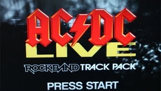 Vídeo comentado ACDC LIVE  Rock Band Track Pack PS2 [upl. by Anairt]