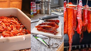 SMOKED ALASKAN SALMON CANDY In under 1 Minute [upl. by Burke652]