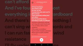 no wind resistance Sped up Lyrics [upl. by Darahs681]