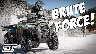 2024 Kawasaki Brute Force 750 Review  Overhauled and Updated [upl. by Nonac342]