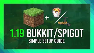 Set up a 119 SpigotBukkit Minecraft Server  High Performance  119 [upl. by Yoong]