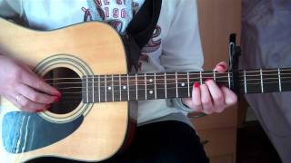 quotSet Fire To The Rainquot  Adele  EASY Guitar Tutorial [upl. by Naneik]