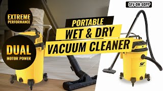 SFVDM 60PP Ultimate Portable Wet amp Dry Vacuum Cleaner for HeavyDuty Cleaning speedflow vacum [upl. by Ybok]