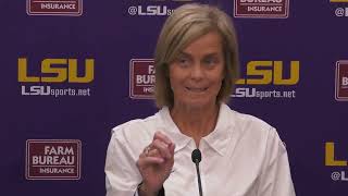 LSU Kim Mulkey talks Seimone Augustus Auburn and more [upl. by Chere681]