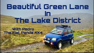 Exploring A Beautiful Green Lane In The Lake District  With A Fiat Panda 4x4 [upl. by Imeon352]