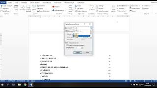 Wordde Sayfa Numaraları Ekleme Roma rakamı [upl. by Christophe21]