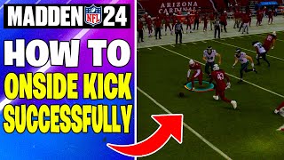 Madden 24  How to Onside Kick Successfully [upl. by Etnovad]