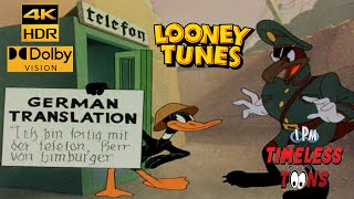 LOONEY TUNES Daffy – The Commando Daffy Duck 1943 4K HDR Dolby Vision Remastered [upl. by Thordia]