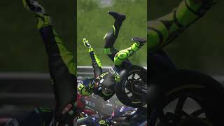 Rossi hit all the riders at the second corner in Sepang [upl. by Revilo]