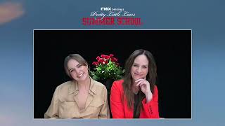 Bailee Madison and Annabeth Gish Tease Pretty Little Liars Summer School [upl. by Luahs291]