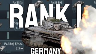 Reviewing The Rank I German Ground Tree War Thunder Review [upl. by Nivrac]