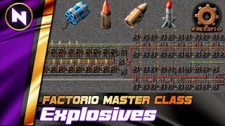 EXPLOSIVES HUB for Spidertron Artillery Tanks amp Cliffs  Factorio TutorialGuideHowto [upl. by Siroval]