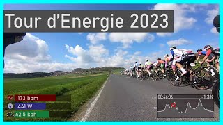 Tour dEnergie 2023  100 km full race [upl. by Woehick]