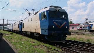 IC 15441 quotSzekely Gyorsquot 2023 special train at ClujNapoca Train Station [upl. by Cordeelia]