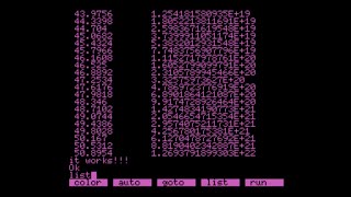 Spectravideo SVI328 BASIC test 1983 NTSC [upl. by Enner]