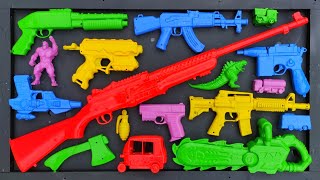 Membersihkan Nerf Ak47 Assault Rifle Shotgun Sniper Rifle Glock Pistol M16 Nerf gun Eps 101 [upl. by Ainitsirc622]