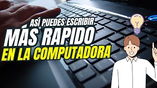 EN MENOS DE 90 SEGUNDOS te enseñaré un poderoso hack para escribir más rápido en la computadora [upl. by Melisande]