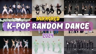 MIRRORED KPOP RANDOM DANCE CHALLENGE  2024 ver [upl. by Zawde41]