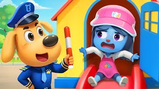 Police Detective Story  Safety Tips  Stranger Danger  Kids Cartoon  Sheriff Labrador [upl. by Spencer791]