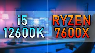 i512600k vs Ryzen 7600x RTX 4090 [upl. by Oilut]