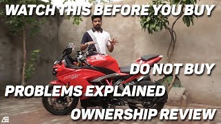 PROBLEMS IN TVS APACHE RR310  Ownership review  Auto Encyclo [upl. by Mady]