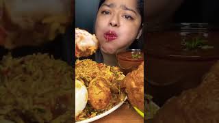 Egg biriyani full chicken eating food eatingshow mukbang [upl. by Dranel576]