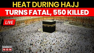 Hajj 2024 News LIVE  Over 550 Hajj Pilgrims Killed Die To Intense Heat In Mecca  Mirror Now LIVE [upl. by Solotsopa549]