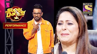 Dharmesh के quotTujh Mein Rab Dikhtaquot Dance से Geeta माँ हुई Emotional  Super Dancer  Performances [upl. by Yevre]