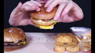 ASMR MUKBANG McDonald’s Hamburgers 맥도날드 햄버거 먹방 [upl. by Franklin232]