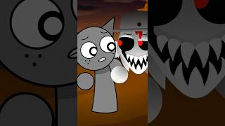 Why is the monster Tunner attacking Grey from the game Horror Incredibox Sprunki ai incredibox [upl. by Geno]