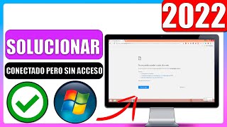 ✅Conectado pero sin acceso a internet windows 7 [upl. by Asinla]