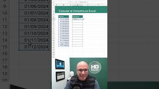 ✅ CALCULAR el TRIMESTRE en excel exceltips funciones [upl. by Ahsikad828]