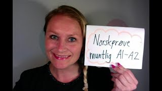 Video 367 Norskprøve muntlig A1A2 [upl. by Ingunna]