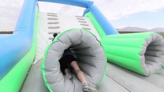 Insane Inflatable 5K Obstacle Tour [upl. by Ailito]