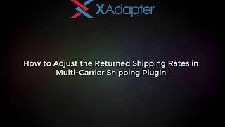 How to Adjust the Returned Shipping Rates in WooCommerce MultiCarrier Shipping Plugin [upl. by Doelling562]