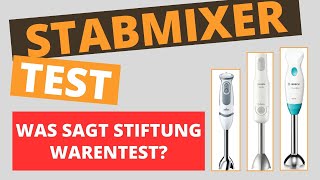 Beste Stabmixer  Pürierstab Stiftung Warentest Bewertungen [upl. by Kristy]