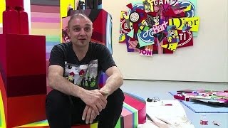 French artist Speedy Graphito opens show in LA [upl. by Vilhelmina]