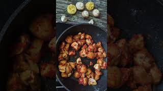 Hähnchengeschnetzeltes mit Champignons und Bandnudeln recipe hähnchenrezept chicken [upl. by Paulsen924]