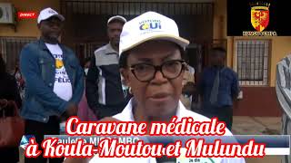 OgoouéLolo  Paulette Missambo a offert la caravane médicale à KoulaMoutou et Mouloundou Gabon [upl. by Witt979]