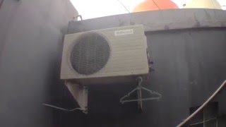 National minisplit air conditioner outdoor unit model CUC56KJ [upl. by Ai]