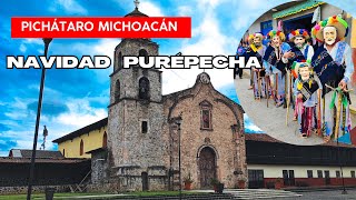 NAVIDAD PURÉPECHA en PICHÁTARO MICHOACÁN Nos encontramos a los VIEJITOS  TEREHES y PASTORELAS [upl. by Leahcimdivad]