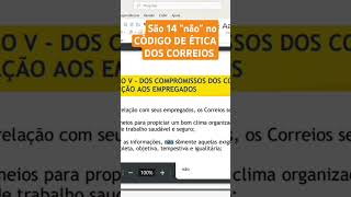 Assertivo estudo do CÓDIGO DE CONDUTA ÉTICA E INTEGRIDADE DOS CORREIOS concurso dos Correios 2024 [upl. by Albin]