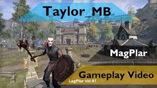 LagPlar Gameplay  PvP with high ping 300  Magicka Templar  CWC vid 1 [upl. by Okramed228]