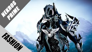 Warframe  Fashion Frame  Nekros Prime  Frozen Death [upl. by Thom]