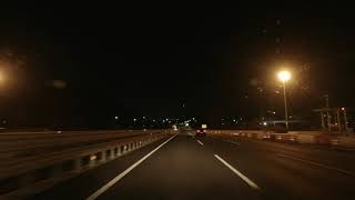 ASMR Highway Driving at Night No Talking No Music  Busan to Seoul Korea [upl. by Yentroc]