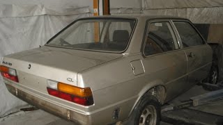 349 A Audi 80 Pvc Unterbodenschutz entfernen [upl. by Eneloj]