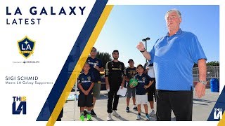 Sigi Schmid meets Galaxy Supporters  Galaxy Latest [upl. by Asoramla]